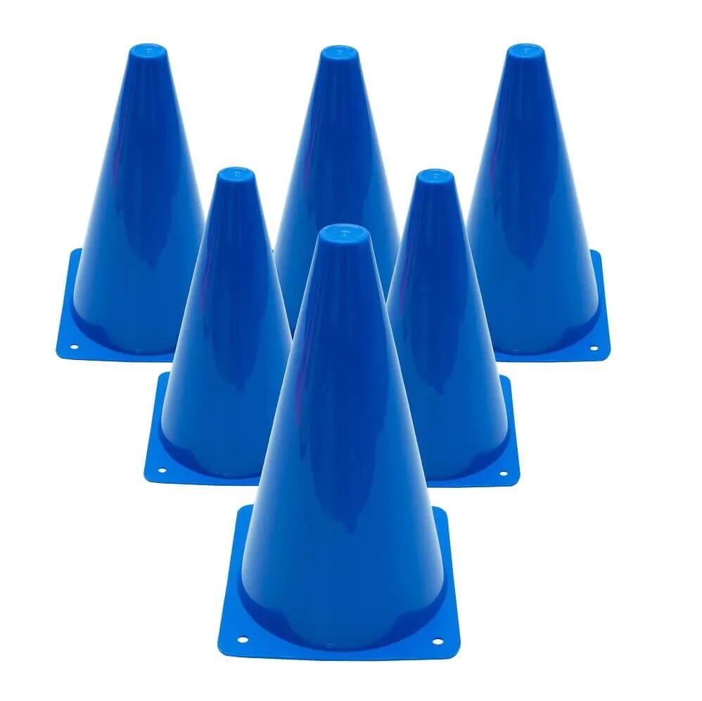Kit 20 Cones Demarcatórios 24 cm Azul Rope Store