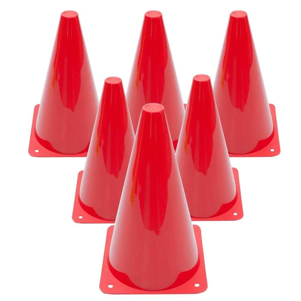 Kit 10 Cones Demarcatórios 24 cm Vermelho Rope Store