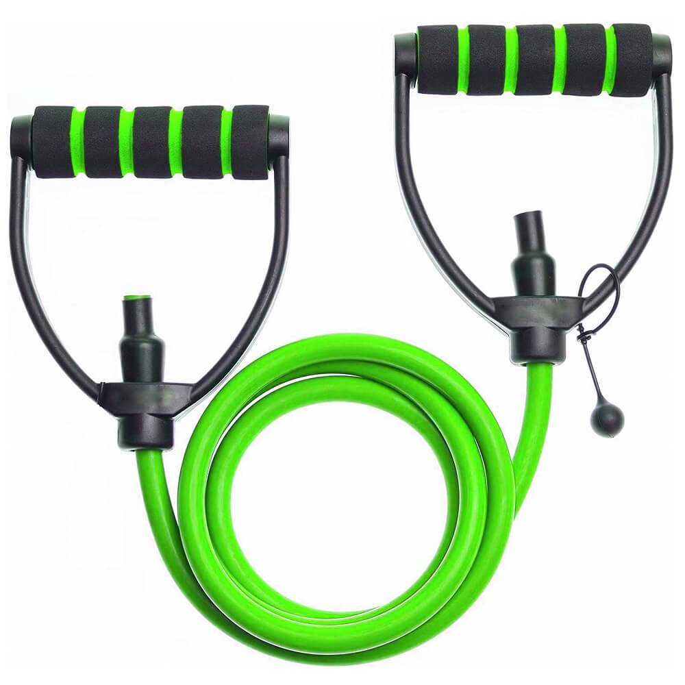 Extensor Elástico Ajustável 1 Via Tensão Leve RS01 Verde Rope Store